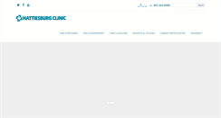 Desktop Screenshot of hattiesburgclinic.com